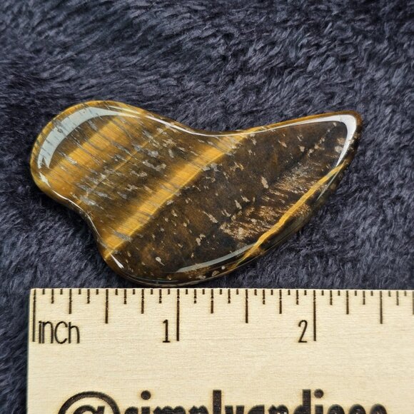 Tiger Eye Crystal Gua Sha face tool - Picture 3 of 5